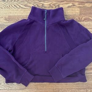 Lululemon Scuba half-zip funnel neck sweatshirt